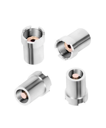 XTriRanger 4 Pack 510 Thread Magnetic Ring Adapter, silver