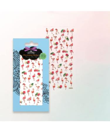 3sheets Manicure Lovely Pattern Decals Salon Nail Art Cartoon Fingernail Children Girls Kids Flamingos Self- adhesive Stickers Women for Patches Adhesive Animal Diy of Accessories - Buy Online on GoSupps.com