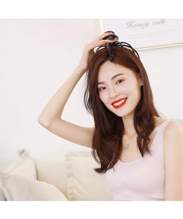 Sewoart 1stk Head Massager - Octopus Massage Device & Hair Brush for Scalp Relief | Manual Back Scratch & Massage - 18x14.5cm Black - Buy Online on GoSupps.com