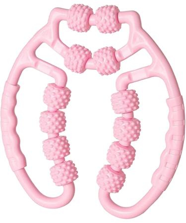 Oshni Massage Roll for Legs - Manual Deep Fabric Massager for Thighs Calf Elbows | Ideal for Bodybuilding & Yoga (Pink) - Buy Online on GoSupps.com