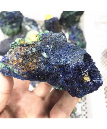 200g-280g Natural Raw Rough Stone Azurite Malachite Minerals Crystal Specimen 1pc Suitable for Furniture Decoration Full of Texture - Buy Online on GoSupps.com
