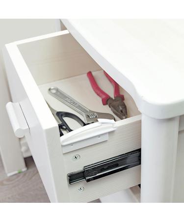4 Pieces Invisible Drawer Safety Locks | Child Safety Cabinet Locks for Secure Furniture - Buy Online on GoSupps.com