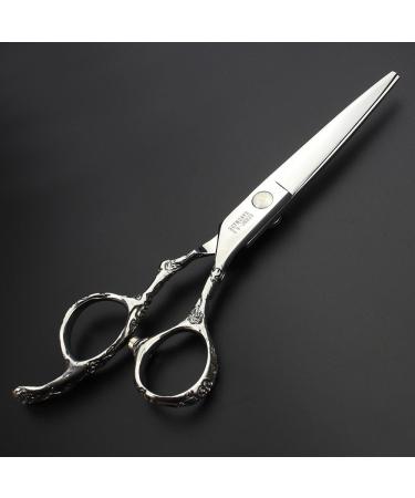 6-inch personalized rose printing hair scissors set hair stylist barber special tools (Scissors set) - Buy Online on GoSupps.com