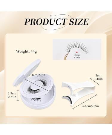 LFCFBH Magnetic Eyelashes Kit Magnetic Lashes with Applicator 2 Pairs Natural Look No Glue Needed - Buy Online on GoSupps.com