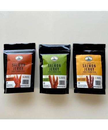 Smoked Salmon Lovers Gift Pack Basket Featuring 2 lbs Wild Pacific Canadian Salmon Lox and 1 lbs Salmon Nuggets Cured with Grade A Maple Syrup + 3 Packs of Salmon Jerky Gourmet Gift - Buy Online on GoSupps.com