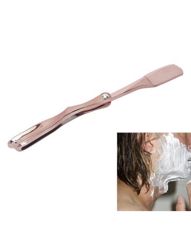 Men's Rose Gold Rasier Knife with Blade Holder | Professional Hairdresser Tool | Premium Quality Grooming for Men | Time-Saving & Versatile - Buy Online on GoSupps.com