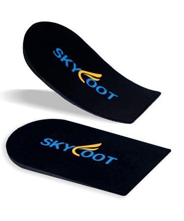 Skyfoot Heel Lift for Leg Length Discrepancies and Heel Pain  Achilles Tendonitis  Orthopedic Inserts for Men and Women - 1/4 - 1 Pair (Large - Women 13+ | Men 12+) Large - Women 13+ | Men 12+ (1 Pair)