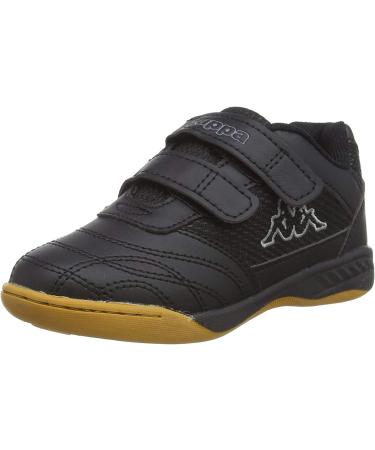 Kappa Unisex Kids Kickoff K 260509K-1116 Low-Top Sneakers Black Grey Size 29 EU | Stylish & Comfortable Footwear for Children - Buy Online on GoSupps.com