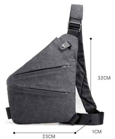 Shop Theft-Proof Travel Bags | Anti-Theft Chest Pocket for Men & Women - Lightweight Stylish & Spacious - Buy Online on GoSupps.com