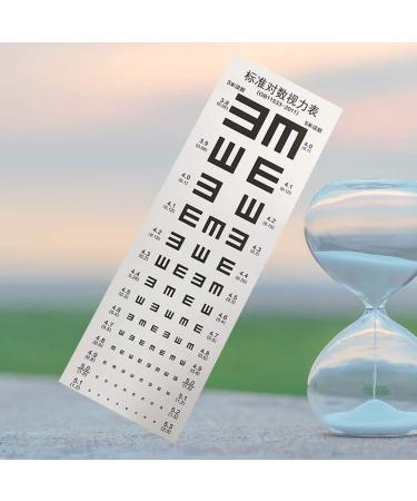Healifty Eye Card Waterproof Vision Examination Chart - Accurate Eye Testing for All Ages | International Shipping Available - Buy Online on GoSupps.com