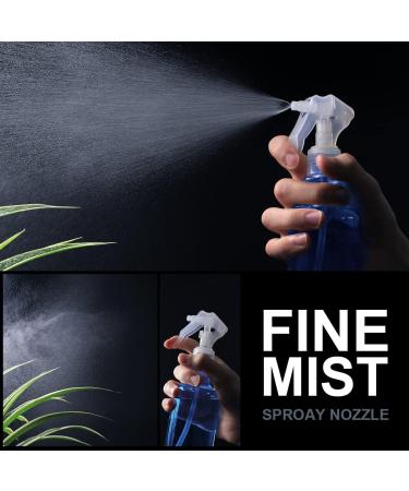 Bosnyyds Plastic Refillable Spray Bottle 10 Oz/300ml (2 Pack) - Ideal for Hair Styling, Gardening, Kitchen Cleaning - Versatile All-Purpose Sprayer for Skin Care - Blue - Buy Online on GoSupps.com