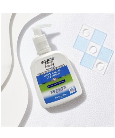 Equate Beauty Daily Facial Cleanser for Normal to Oily Skin - 8 Fl Oz | Effective & Affordable Skincare - Buy Online on GoSupps.com