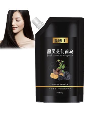 Black Ganoderma Polygonum Shampoo Dr. Wen Black Ganoderma Polygonum Multiflorum Shampoo Black Lingzhi Polygonum Polygonum Shampoo Herbal Ganoderma Polygonum Multiflorum Shampoo (1PCS)