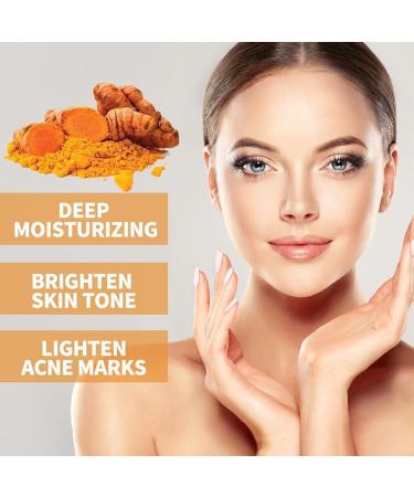 Glow Combo: Turmeric Skin Care Set for Radiant Skin - Facial Peeling Wash & Lotion - Buy Online on GoSupps.com