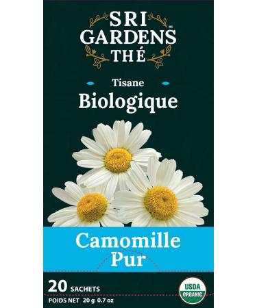 Sri Gardens Tea Pure Chamomile Tea Bags 20 count - Buy Online on GoSupps.com