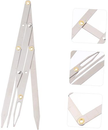 Eyebrow Scale Measuring Tool Eyebrow Ruler Tool Second Generation Eyebrow Card Make up 16X4.5X0.6CM Silver - Buy Online on GoSupps.com