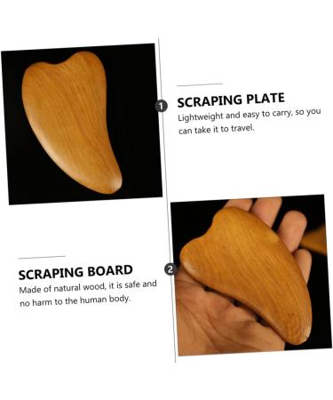 Healeeved Gua Sha Board Set - 4 Heart Shape Wooden Facial Massage Tools for Spa Scraping & Relaxation - Buy Online on GoSupps.com