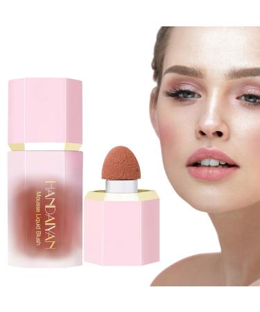 bellv Blush Stick 2 in 1 Liquid Blush Lip Color Cheek Cream Light Blush Blush Blush Stick for Cheek Eyes Lip Adds Color Valentine's Day Gift Bellv