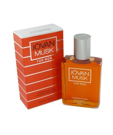 Jovan Musk By Jovan For Men. Aftershave Cologne 8 Ounces by Jovan Gift Spicy 4 Fl Oz (Pack of 1)