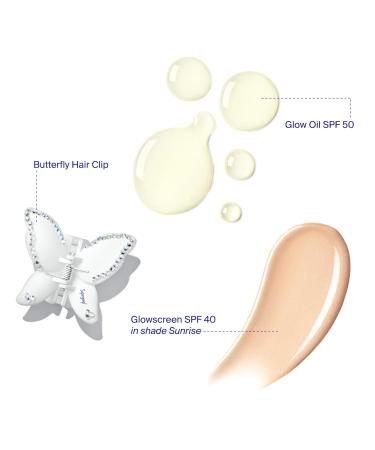 Supergoop! Summer Glow-Up SPF Set - Glowscreen SPF 40 Glow Oil SPF 50 & Hair Clip | International Shipping Available - Buy Online on GoSupps.com