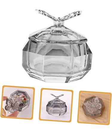 FRCOLOR Crystal Glass Manicure Cup Dappen Dish Zinc Alloy Nail Manicure Tools - Buy Online on GoSupps.com