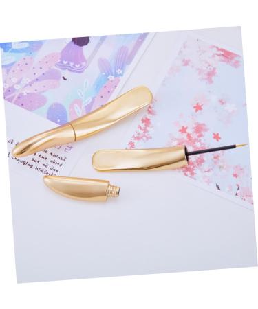 AUTSUPPL 18 Pcs Eyeliner Empty Tube Empty Eye Cream Bottle Eyelash Tools Empty Mascara Bottle Wands Golden Pp - Buy Online on GoSupps.com