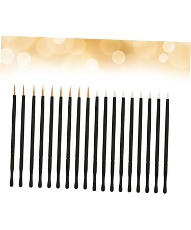 Outanaya 100pcs Eye Makeup Tools Eyeliner Brush Thin Angled Gel Eyeliner Brush White Eye Shadow Brush Eyes 10*0.5cm As Shown - Buy Online on GoSupps.com