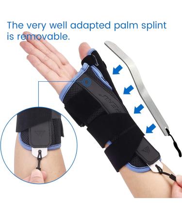 VELPEAU Wrist Brace Thumb Spica Splint Support for De Quervain's Tenosynovitis & Carpal Tunnel - Small Right Hand, Pain Relief for Arthritis & Sports Injuries - Buy Online on GoSupps.com