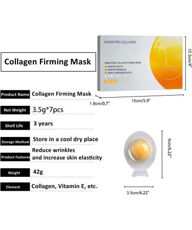Masque raffermissant au collag ne sans lavage PureYouth les pores r tr cis hydratants en profondeur claircissent la peau masque hydratant anti- ge hydratant pour le visage (1 Bo te) 24.5 g (Lot de 1) - Buy Online on GoSupps.com