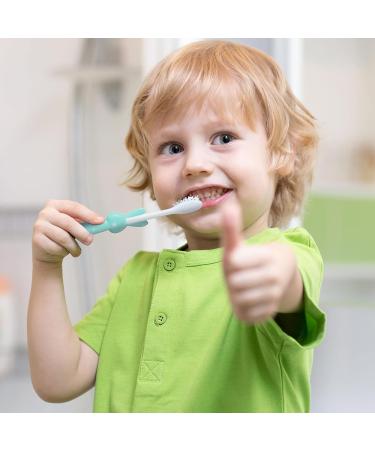 Patelai 24 Pcs Kids Toothbrush Set | Soft Bristles for Age 2+ Children | Boys and Girls Cute Colorful Design with Suction Cup Storage - Buy Online on GoSupps.com
