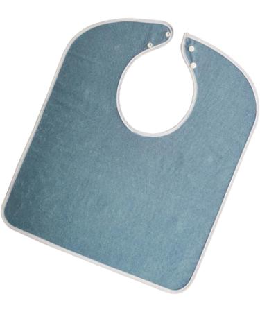 Amagogo Adult Protective Clothing for Meals - Waterproof & Washable - Seniors Men & Women - Blue - 21.26 x 17.72 inches - Buy Online on GoSupps.com