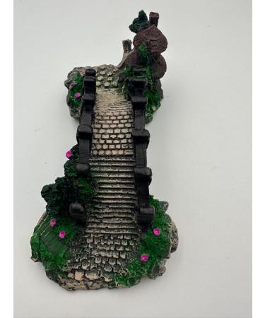 HPiano Aquarium Decoration Cave: Eco-Friendly Polyresin Bridge & Tree Trunk Ornament for Shrimp & Small Fish - Buy Online on GoSupps.com