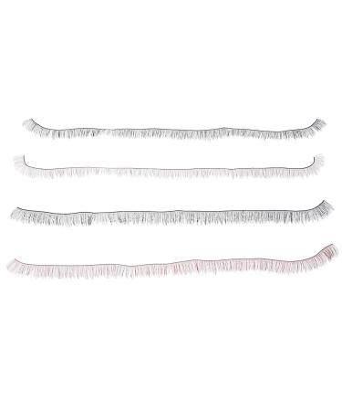 HEALLILY Fake Eyelashes Long Natural False Lashes Handmade Doll Eyelashes for DIY Teddy Bear Doll Accessories 4Pcs