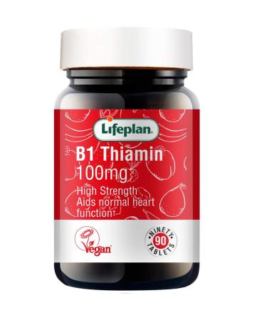 Lifeplan Thiamin Vitamin B1 100mg 90 Tablets