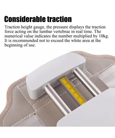 RKXKJ Lumbar Spine Decompression Tractor - 450 N Traction for Effective Spine Stretching & Correction | International Shipping - Buy Online on GoSupps.com