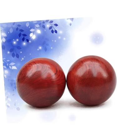 Beavorty 6 STK Chinese Health Massage Balls - Muscle Roller & Fitness Device for Pain Relief | Red Massage Balls - Buy Online on GoSupps.com