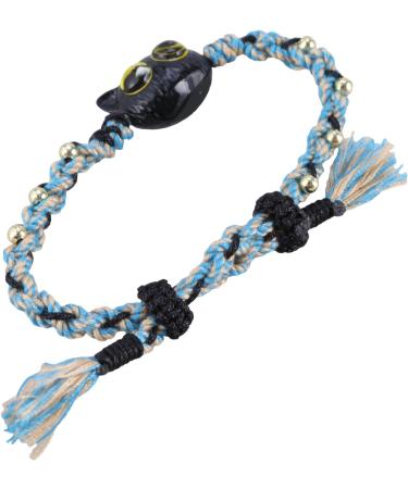 Oralgo Colorful Woven Cat Shape Bracelet - Trendy Stackable Hand Chain Jewelry for Couples | Halloween Accessory - Buy Online on GoSupps.com