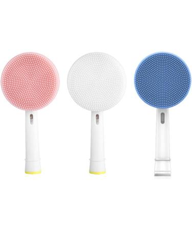 Shower Universal Orbit B Round Head Silicone Clean-Face Double-Sided Clean-Face Brush Head Bath Brush (Color : Blue) (Pink) - Buy Online on GoSupps.com