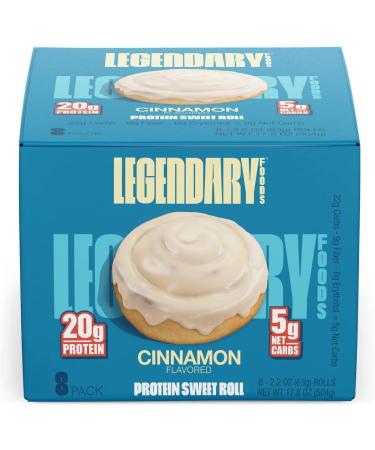 Legendary Foods Sweet Roll Cinnamon 8/box