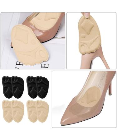 Lurrose 4 Pairs Sponge forefoot pad high heel liners gel Forefoot insert high heel insoles Non Slip Shoe Insert metatarsal insoles Shoe Pad 4d mesh stretch fabric - Buy Online on GoSupps.com
