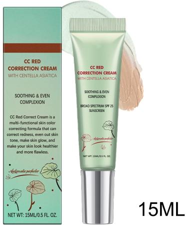 CC Red Correct Cr me contre les rougeurs avec CentellaAsiatica - Soin du visage cor en avec effet apaisant pour un teint naturel et uniforme SPF 25 - les types de peau - 15 ml vert - Buy Online on GoSupps.com