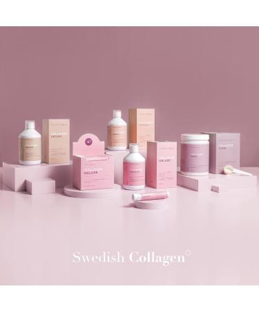 Swedish Collagen - Vegan Collagen 500ml Liquid Collagen | 10 000mg Vegan Amino Acids with Hyaluronic Acid Vitamins & Minerals for Hair Skin & Nails - Buy Online on GoSupps.com