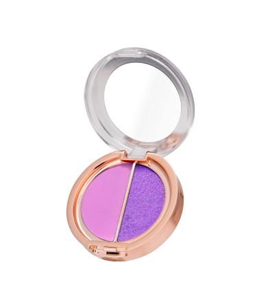 Eyeshadow XIXIAN Double Colors Eyeshadow Palette High Pigmented Glitter Matte Eyes Shadow Portable 06 1 count (Pack of 1)