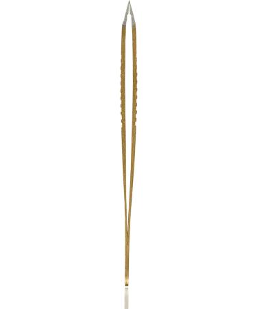 Rubis Gold-Plated Stainless Steel Tweezers | Professional Eyebrow Plucking - ProGrip Gold - Buy Online on GoSupps.com