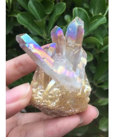 Specimen 60-70g Clear Natural Beautiful Pink Quartz Crystal Cluster Specimen ERTEYIN - Buy Online on GoSupps.com