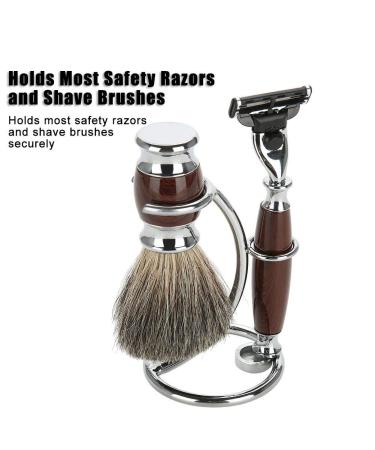 2 in 1 Portable Shaving Stand & Brush Kit - Men's Shaving Tool for Clutter-Free Grooming | International Shipping Available - Buy Online on GoSupps.com