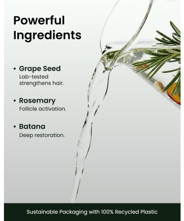  Yoauoop Tri-Phase Hair Oil - Bio-Active Formula Fortifies Roots Reduces Grease - Non-Greasy Lab Tested for Improved Density and Length 100% Natural Vegan 50 ml - Buy Online on GoSupps.com