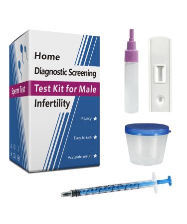 Trak Plus Male Fertility Testing System Fertility Home Test Kit for Men- Shows Normal or Low Sperm Count- Easy to Read Results-Convenient Accurate Private