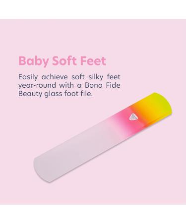 Premium Czech Glass Foot File - Bona Fide Beauty | Heel Scraper & Rasp for Smooth Feet - Buy Online on GoSupps.com