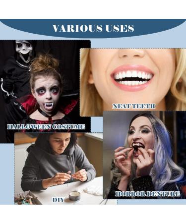 Temporary Tooth Set Tooth Repair Kit Temporary Teeth Replacement Kit for Chipped Teeth Moldable False Teeth Temporary Filling for Tooth - Buy Online on GoSupps.com